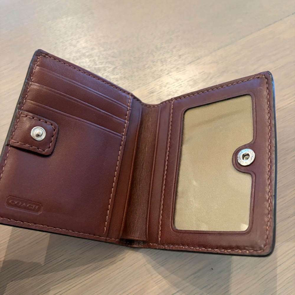 Coach small wallet, Brown - Picture 3 of 3